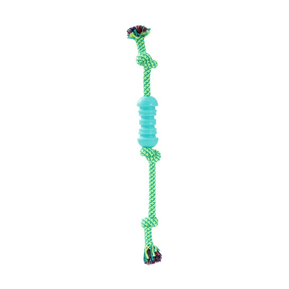 Paws and Claws TPR Rope Baton Tugger Dog Toy Durable 37x15x1.7cm Assorted (6 Pack) — image 5