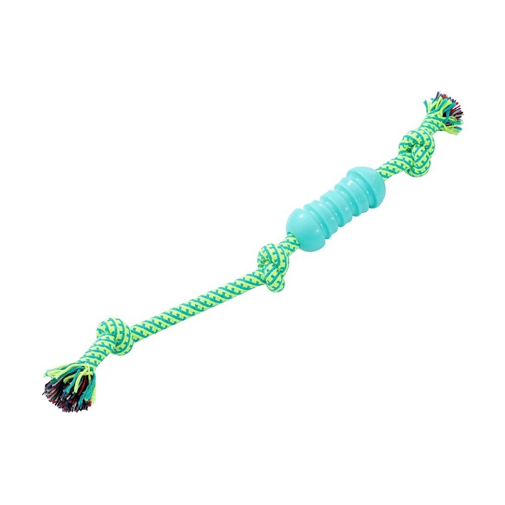 Paws and Claws TPR Rope Baton Tugger Dog Toy Durable 37x15x1.7cm Assorted (6 Pack) — image 6