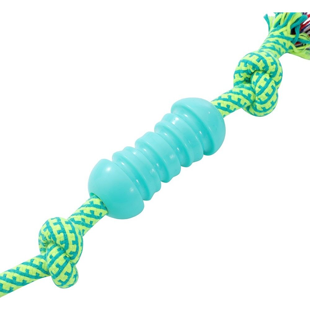 Paws and Claws TPR Rope Baton Tugger Dog Toy Durable 37x15x1.7cm Assorted (6 Pack) — image 7