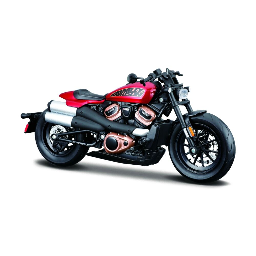 Maisto 1 12 Motorcycle 2024 Sportster S Die Cast Model Black with Red Fuel Tank Harley Davidson Licensed Collectible
