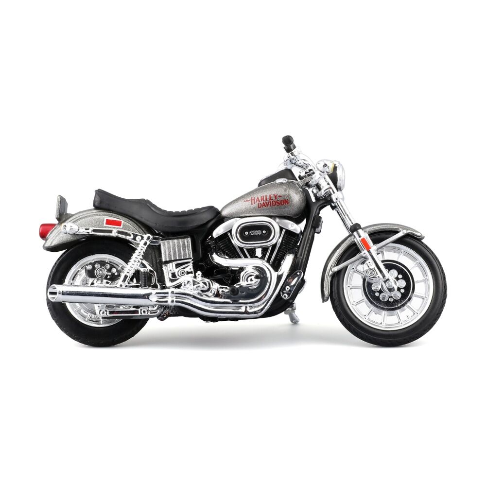 Maisto 1 18 Motorcycle Duos 2 Pack 1970s Die Cast Model Set Harley Davidson Replica Chrome Black Finish 75cm — image 2