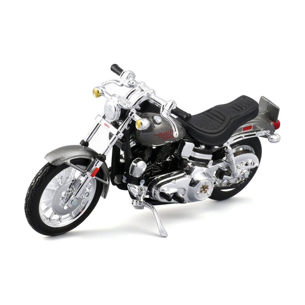 Maisto 1 18 Motorcycle Duos 2 Pack 1970s Die Cast Model Set Harley Davidson Replica Chrome Black Finish 75cm — image 4