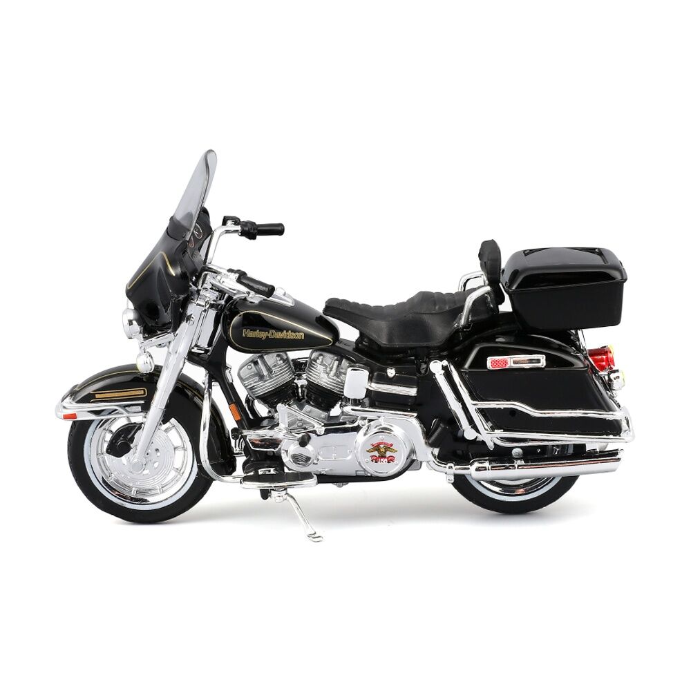 Maisto 1 18 Motorcycle Duos 2 Pack 1970s Die Cast Model Set Harley Davidson Replica Chrome Black Finish 75cm — image 6
