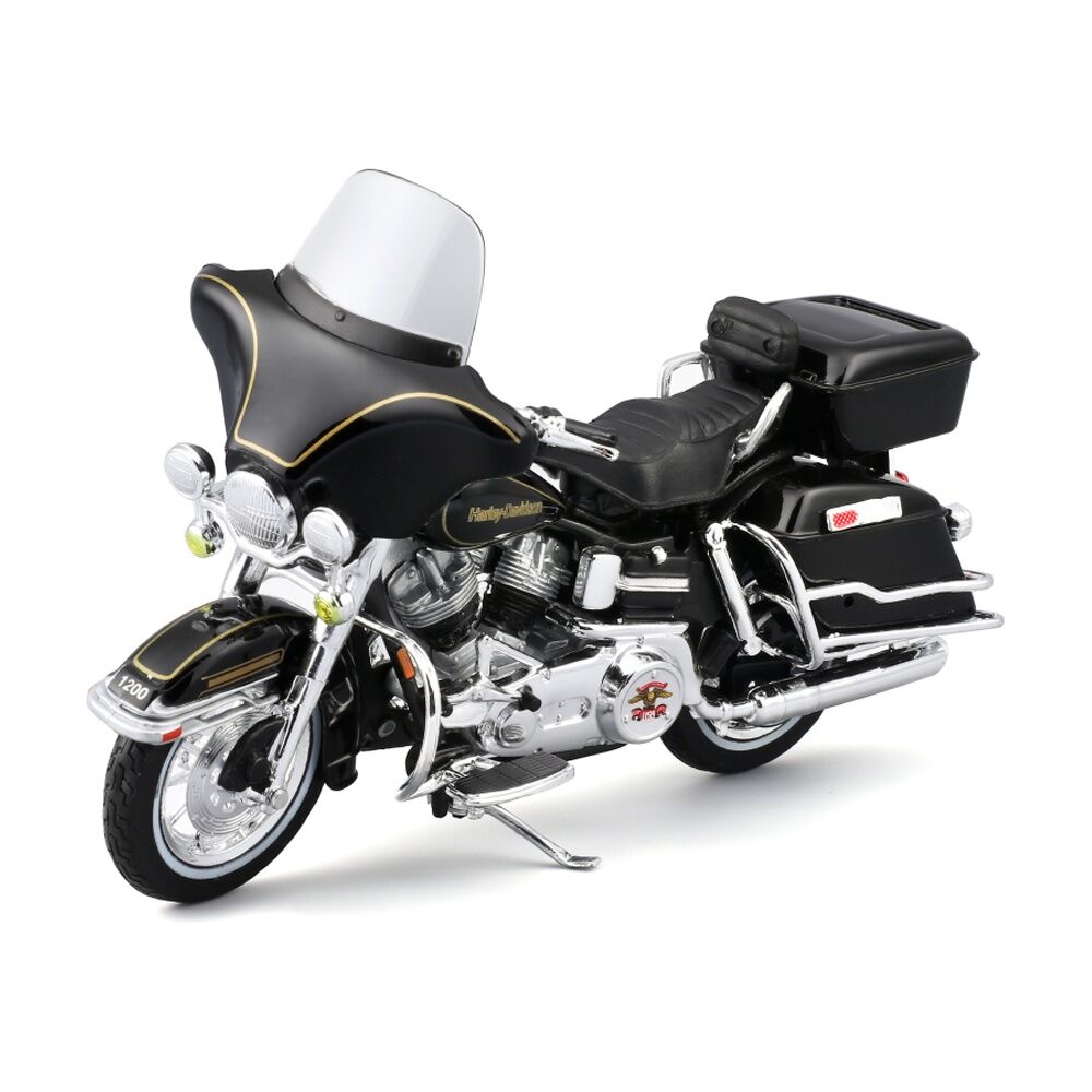 Maisto 1 18 Motorcycle Duos 2 Pack 1970s Die Cast Model Set Harley Davidson Replica Chrome Black Finish 75cm — image 7