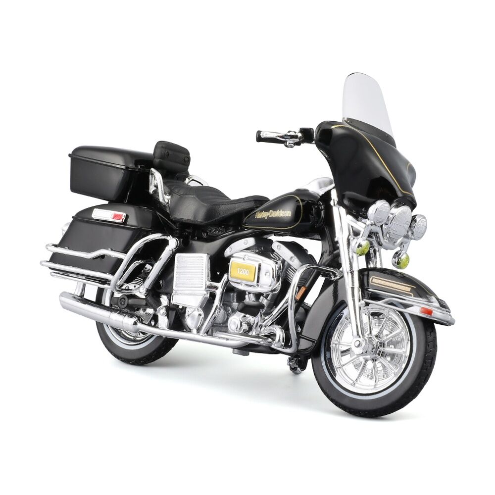 Maisto 1 18 Motorcycle Duos 2 Pack 1970s Die Cast Model Set Harley Davidson Replica Chrome Black Finish 75cm — image 8