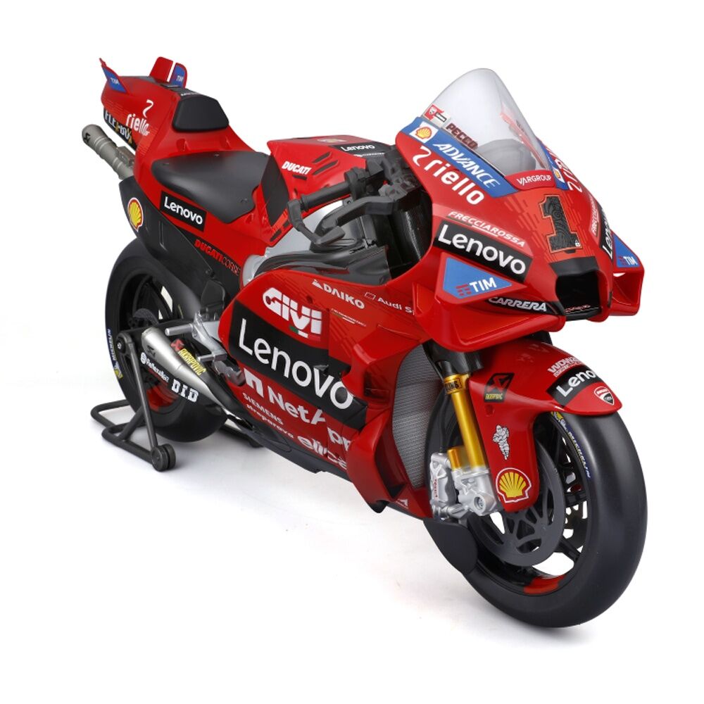 Maisto Moto GP Ducati Bagnaia Model 2024 World Champion Replica Toy Bike — image 5
