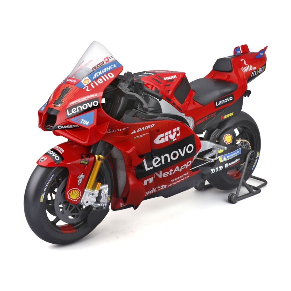 Maisto Moto GP Ducati Bagnaia Model 2024 World Champion Replica Toy Bike — image 4