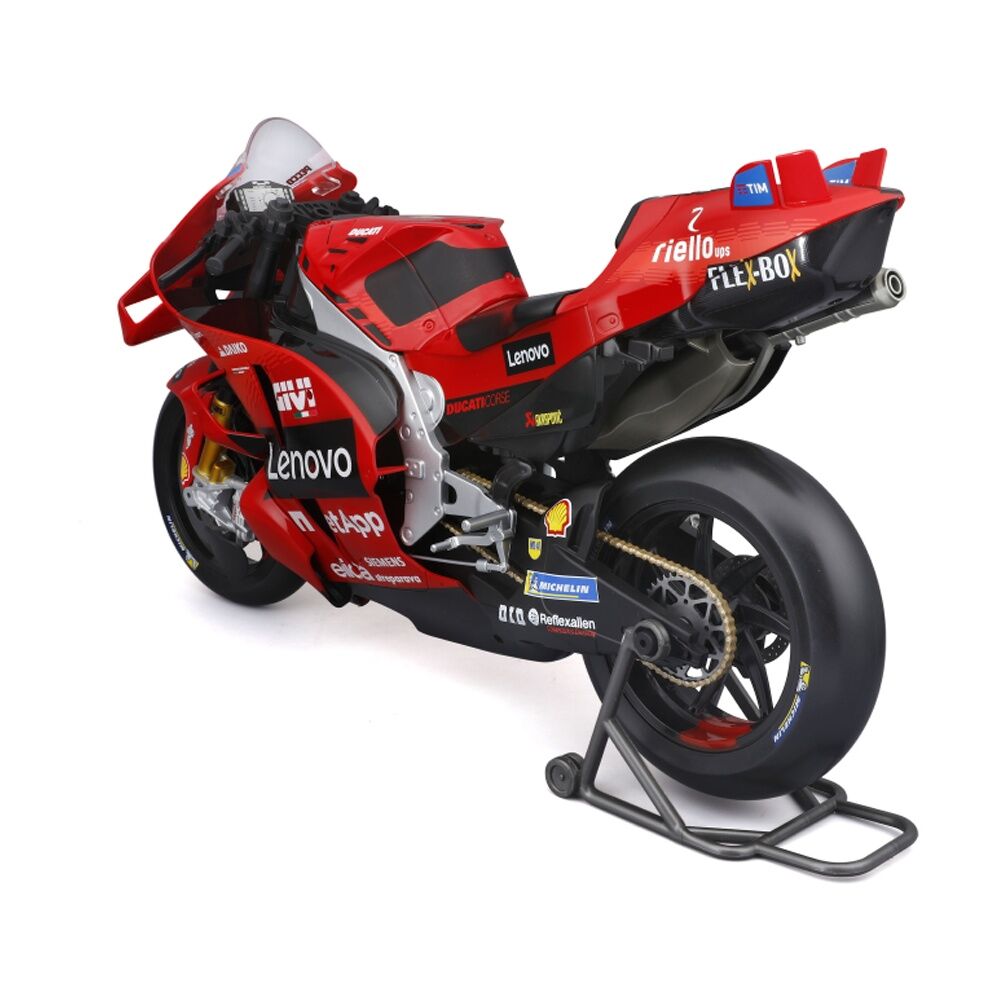 Maisto Moto GP Ducati Bagnaia Model 2024 World Champion Replica Toy Bike — image 6