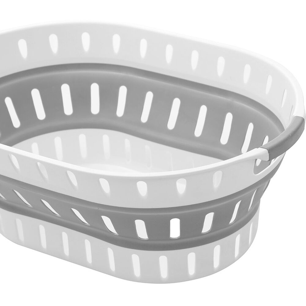Boxsweden Collapsible Oval Laundry/Clothing Carry Basket 36L Assorted (4 Pack) — image 9