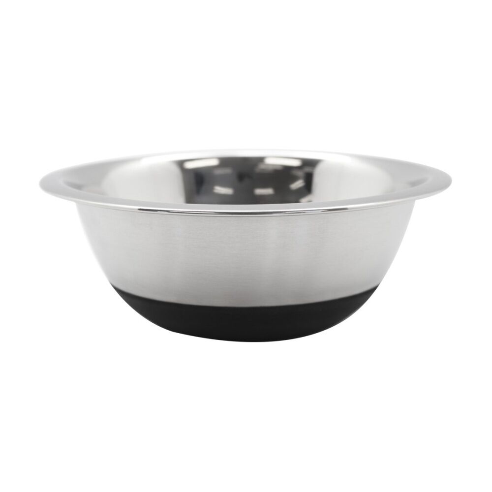 Lemon and Lime 16cm Stainless Steel Food Cooking Mixing Bowl Silicone Base
