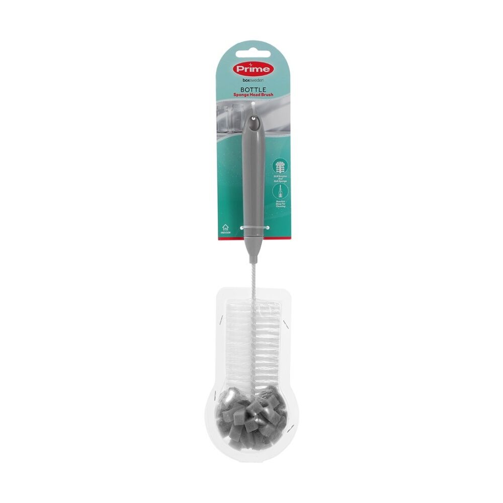 Boxsweden Prime Essentials Bottle Cleaning Brush w/ Sponge Head Assorted (12 Pack) — image 9