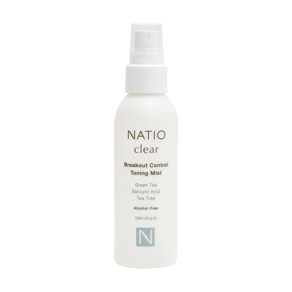 Natio Toning Mist Clear Breakout Control Green Tea Salicylic Acid 125ml (12 Pack) — image 2