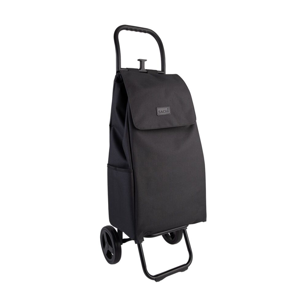 Sachi Swift Steel Frame Shopping Trolley Black 38L Capacity 20kg Load Limit Sachi — image 9