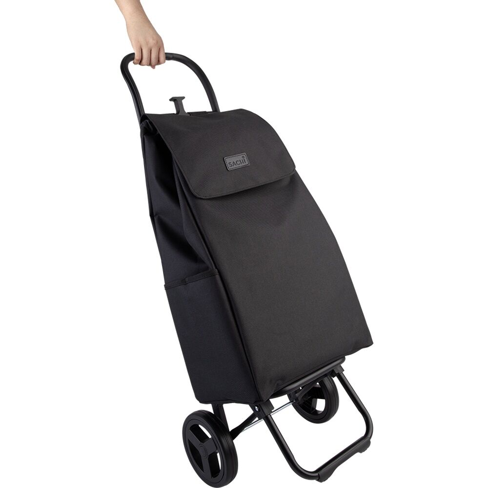 Sachi Swift Steel Frame Shopping Trolley Black 38L Capacity 20kg Load Limit Sachi — image 4