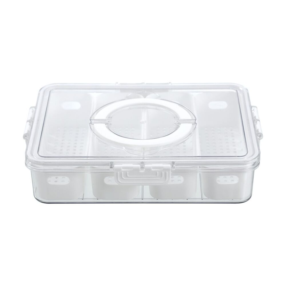 Lemon and Lime Snackal 8-Section Snack Food Container/Box 31x24x6.5cm (6 Pack) — image 4