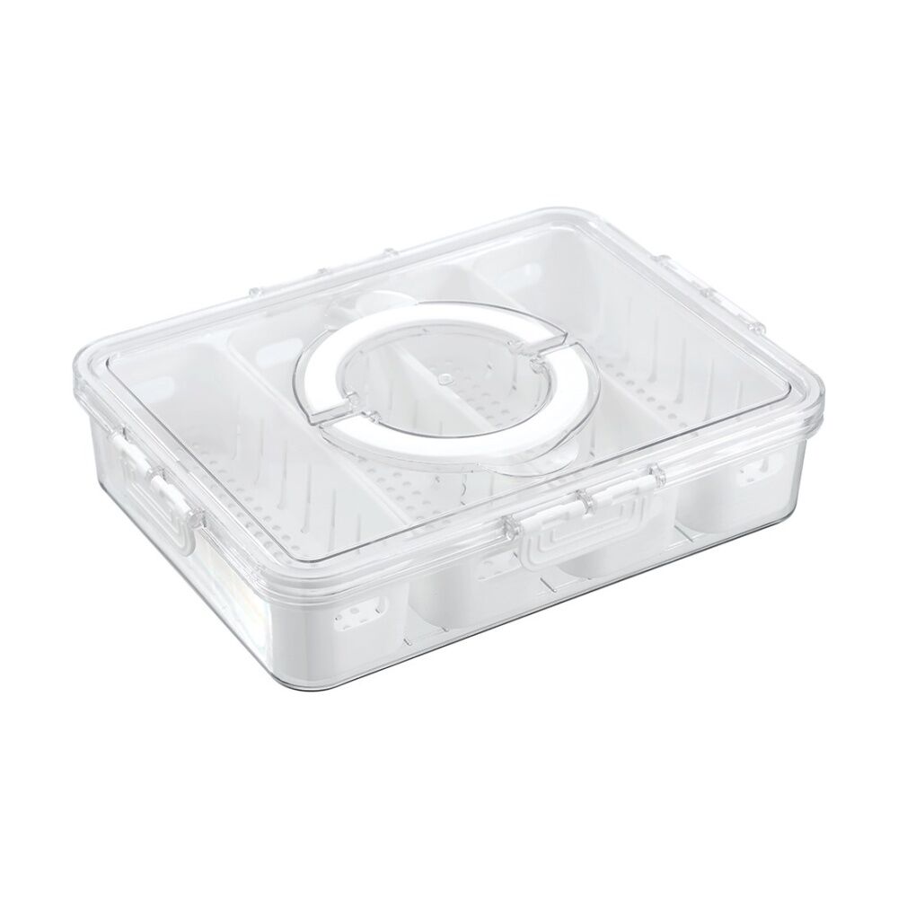 Lemon and Lime Snackal 8-Section Snack Food Container/Box 31x24x6.5cm (6 Pack) — image 5