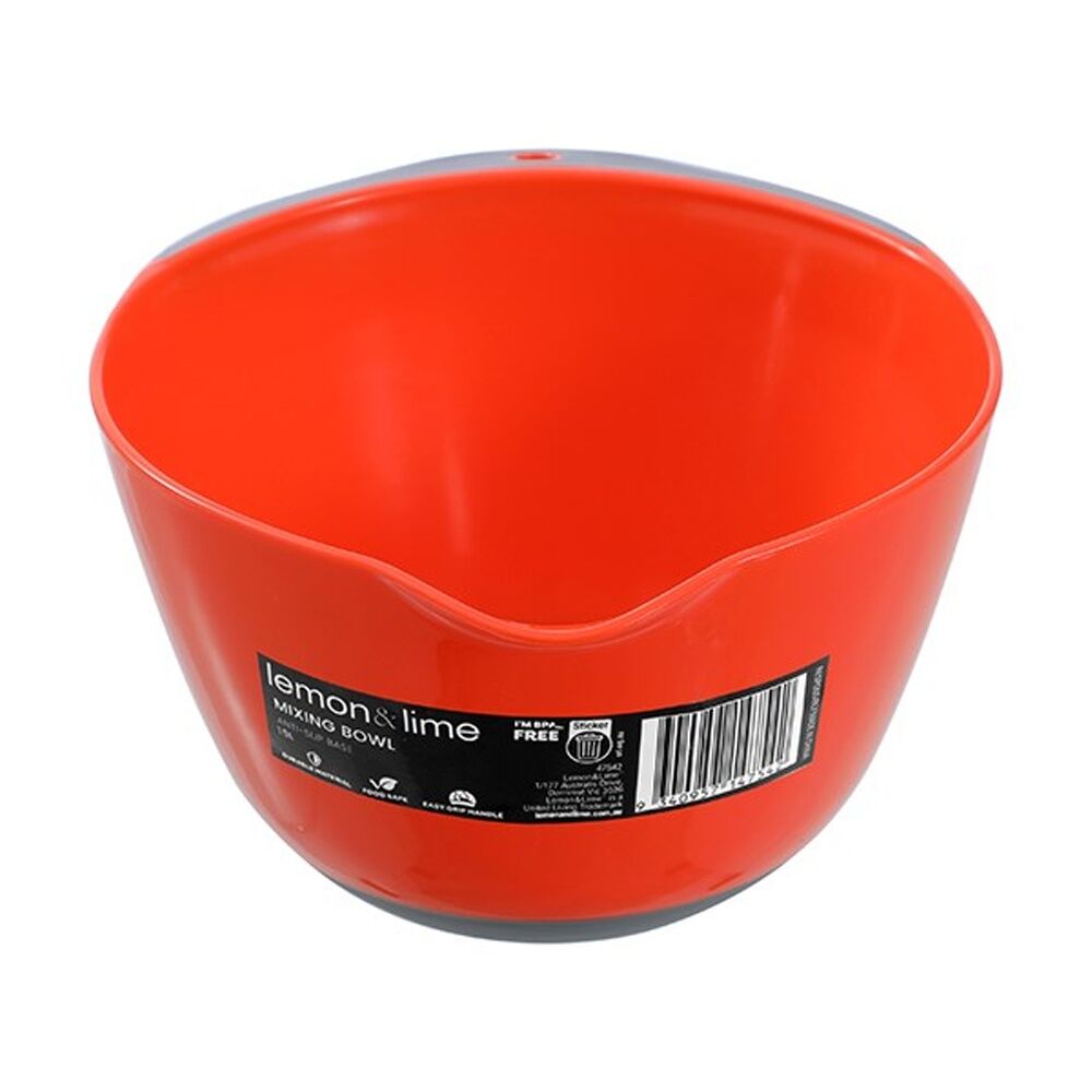Lemon and Lime Anti Slip Kitchen Cooking Food Mixing Bowl 1.5L Assorted (24 Pack) — image 7