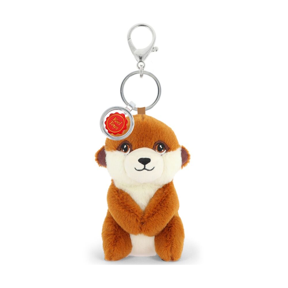 Keeleco 100% Recycled Material Plush Bag Charm Keychain Accessory Meerkat (2 Pack) — image 2