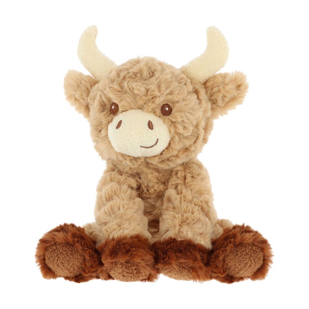 Keeleco Highland Cow Baby Soft Eco Friendly Animal Plush Toy