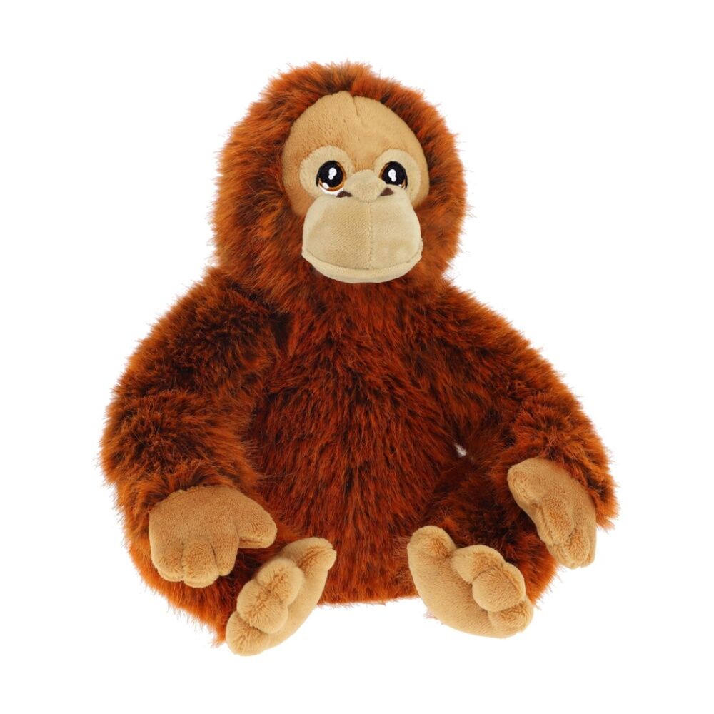 Keeleco Orangutan 100% Recycled Material Weighted Delux Animal Plush Toy