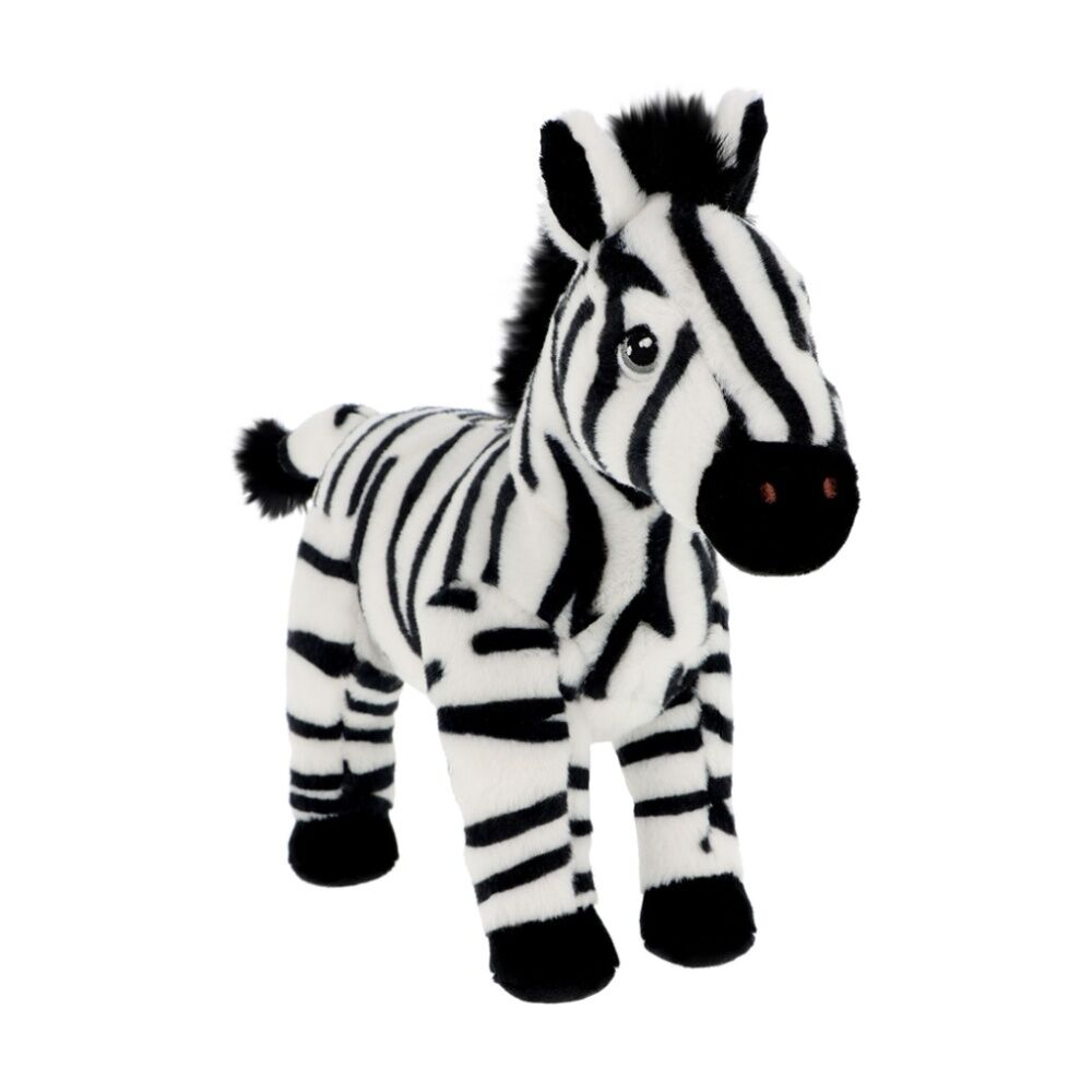 Keeleco Zebra 100% Recycled Material Soft Huggable Animal Plush Toy