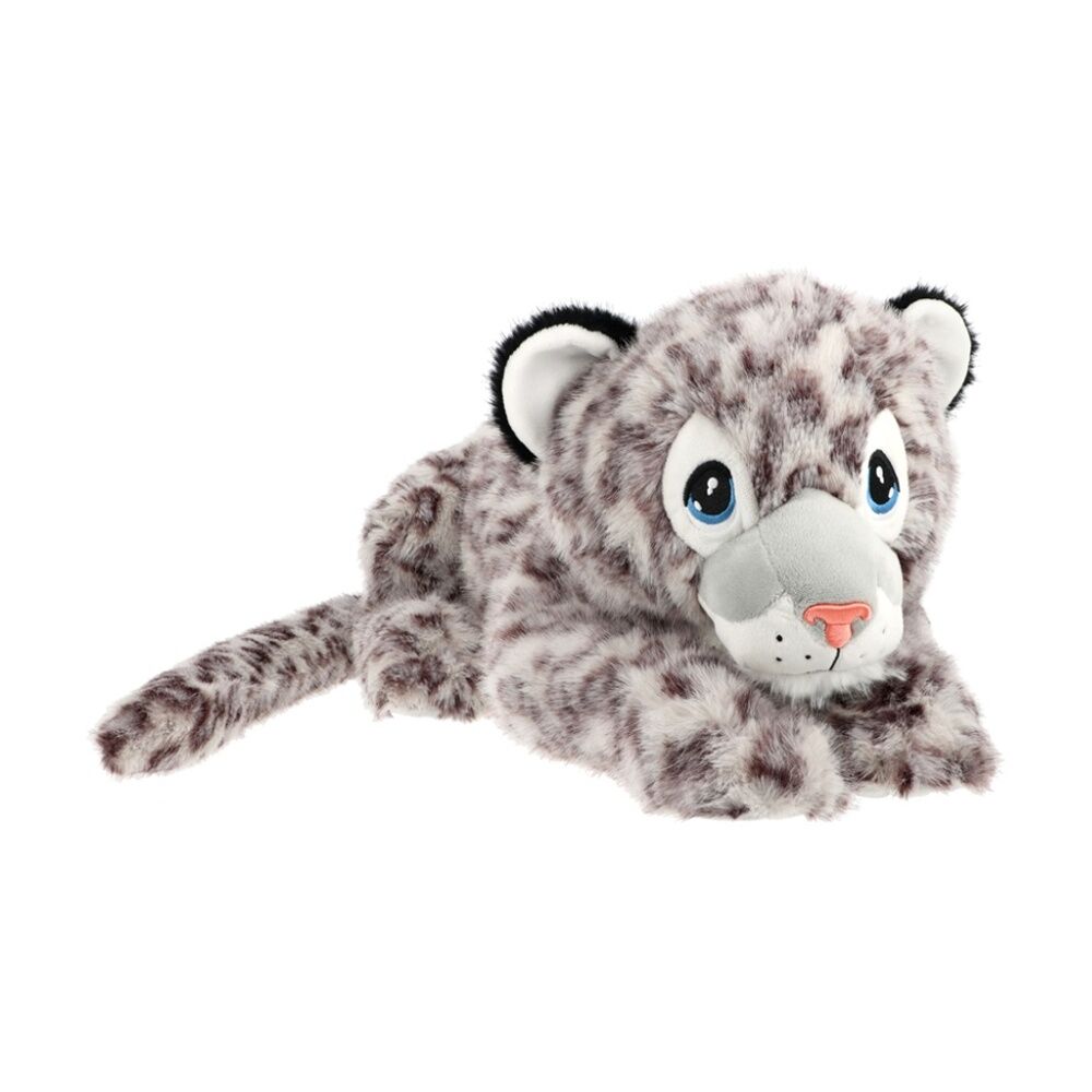 Keeleco Snow Leopard Delux Plush Toy Soft Cuddly Stuffed Animal Grey/White