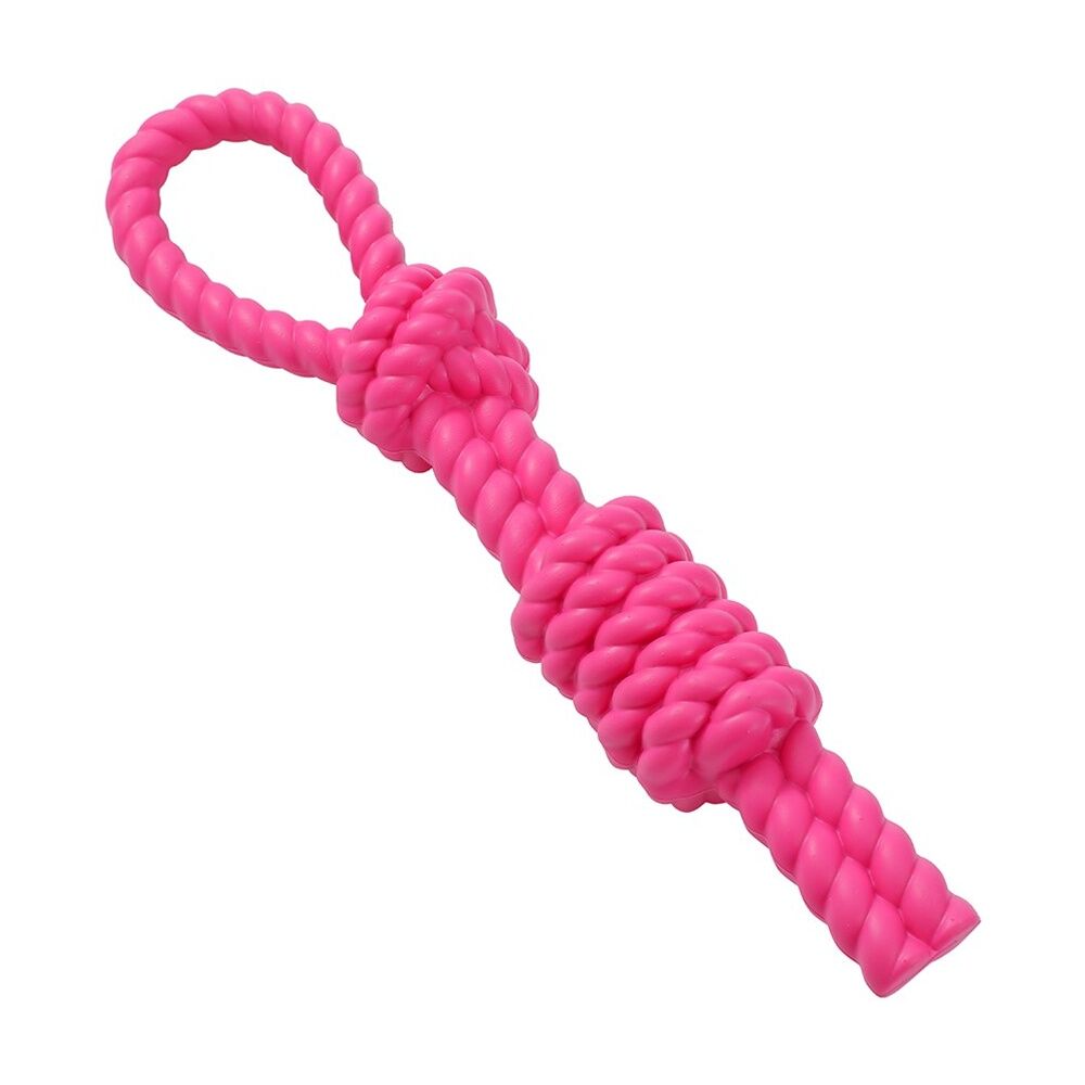 Paws and Claws Tug-Of-War Rubber Rope Pet Dog Chew/Tug Toy Assorted (12 Pack) — image 8