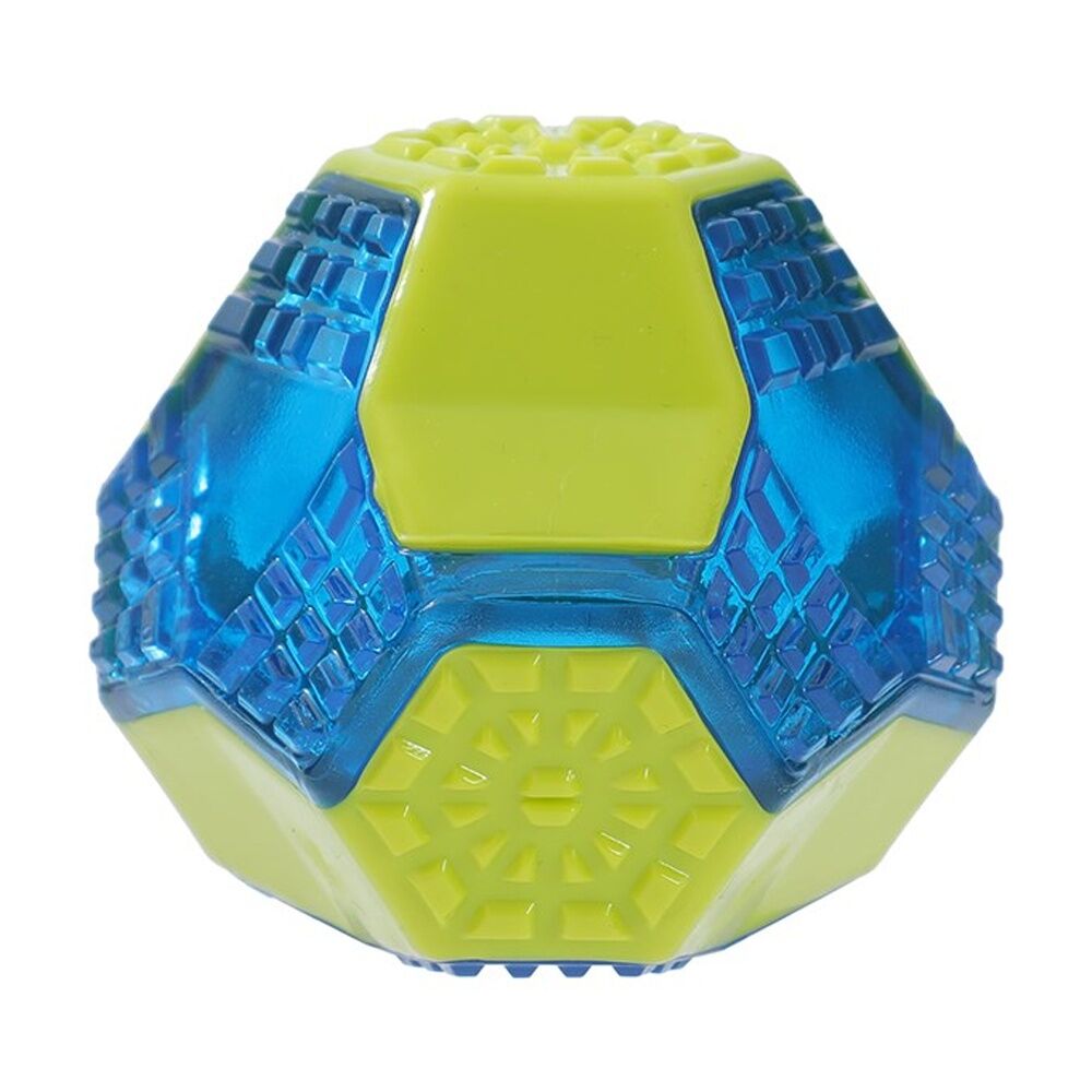 Paws and Claws Durable TPR Geo Dog Squeak & Chew Play Toy Assorted (12 Pack) — image 9