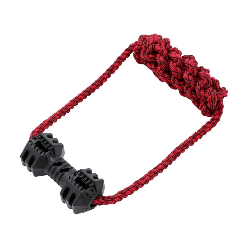 Paws and Claws Assorted Geo TPR Rope Tuggers Dog Chew/Tug Toy 45x10x5cm — image 5