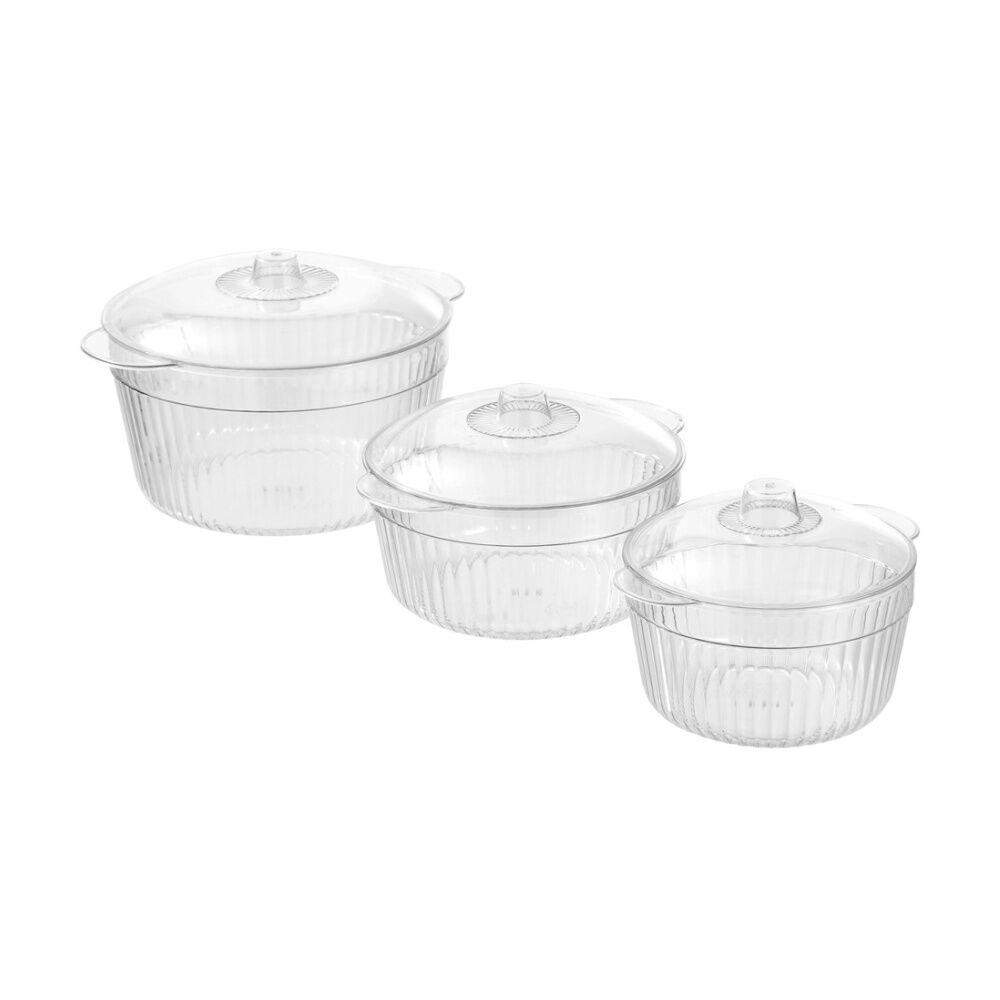 Lemon and Lime Crystal Vista Lidded Food Storage Bowl/Container 2.7L (12 Pack) — image 6