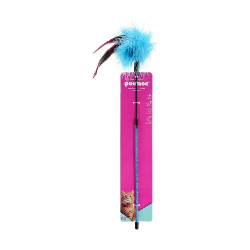 Paws and Claws Pounce Springing Pet Cat Toy Dangler Assorted 48x1cm (6 Pack) — image 6