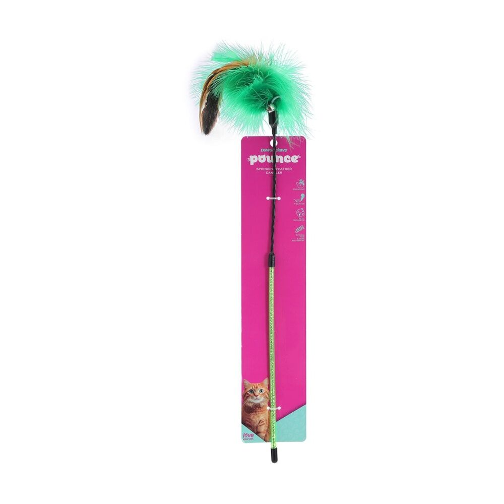 Paws and Claws Pounce Springing Pet Cat Toy Dangler Assorted 48x1cm (6 Pack) — image 8