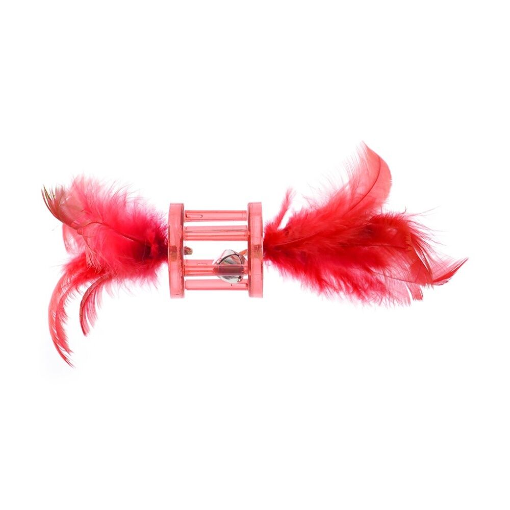 Paws and Claws Pounce Feather Rattle Pet Cat Batting/Pouncing Toy Assorted (6 Pack) — image 10