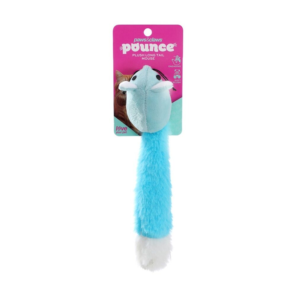 Paws and Claws Plush Long Tail Mouse Cat Batting/Pouncing Toy Assorted (6 Pack) — image 10