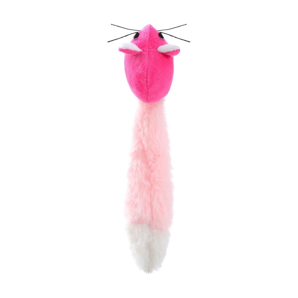 Paws and Claws Plush Long Tail Mouse Cat Batting/Pouncing Toy Assorted (6 Pack) — image 8