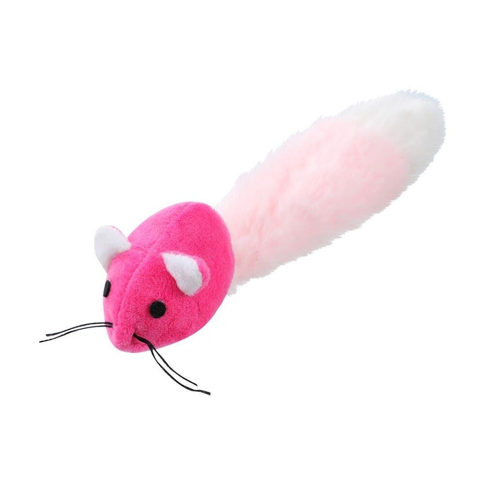 Paws and Claws Plush Long Tail Mouse Cat Batting/Pouncing Toy Assorted (6 Pack) — image 9