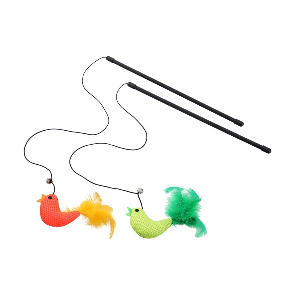 Paws and Claws Assorted Plush Bird Cat Dangler Pouncing Play Toy 30cm — image 3