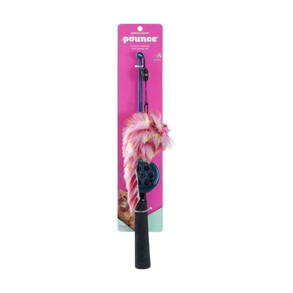 Paws and Claws Catch-A-Mouse Cat Dangler Pouncing Play Toy 36cm Assorted (6 Pack) — image 2