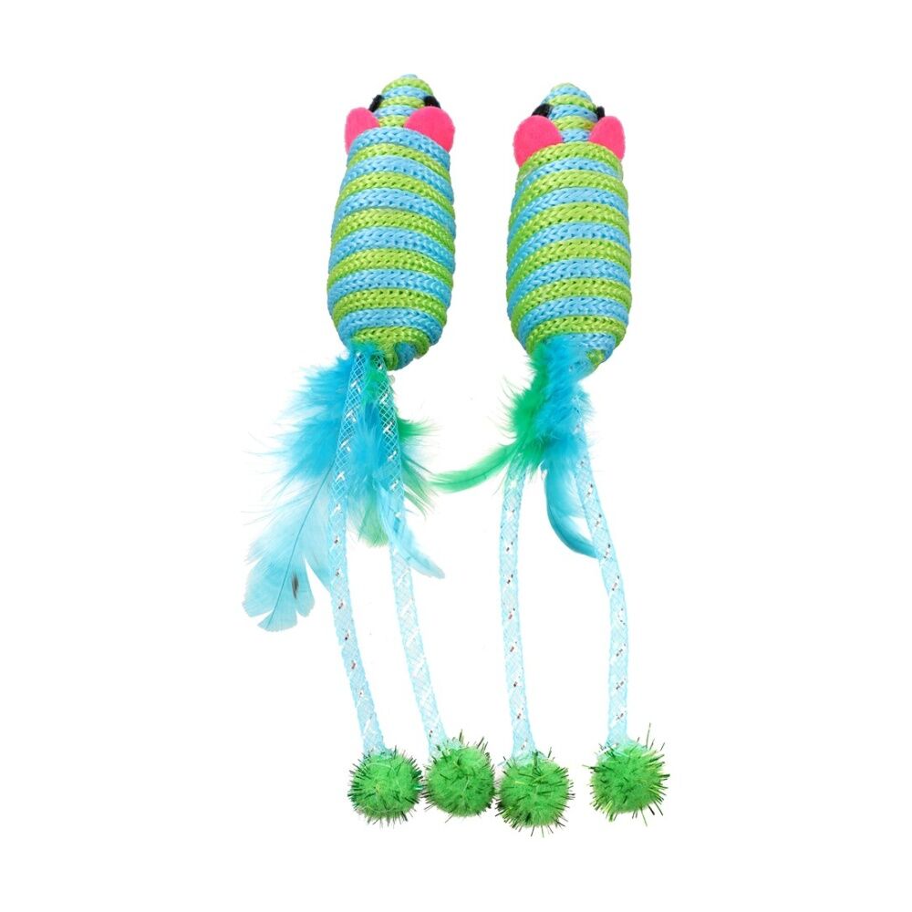 Paws and Claws String Interactive Cat Batting/Pouncing Play Toy Assorted (12 Pack) — image 5