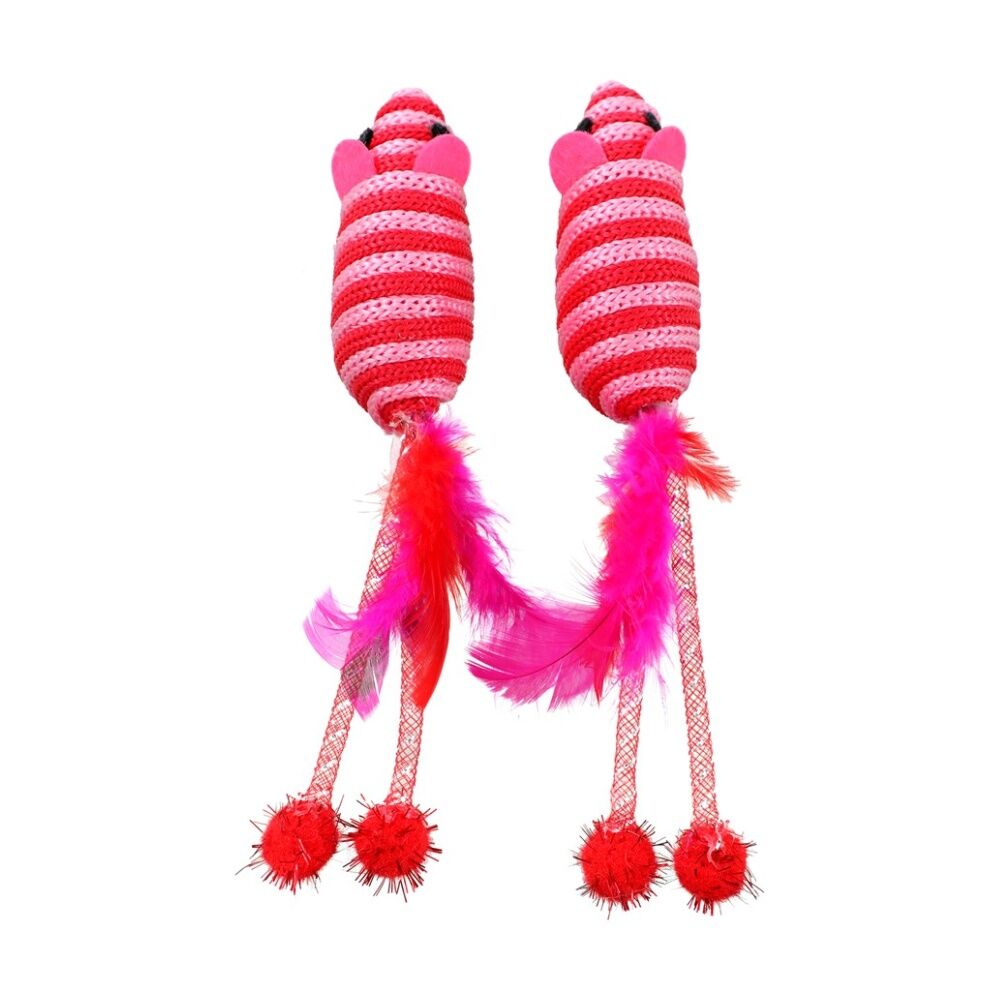 Paws and Claws String Interactive Cat Batting/Pouncing Play Toy Assorted (6 Pack) — image 8