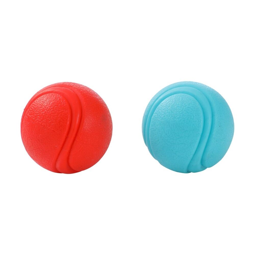 Paws and Claws 6x 2pc Solid Rubber Ball Pet Dog Chase Fetch Toy Set — image 8