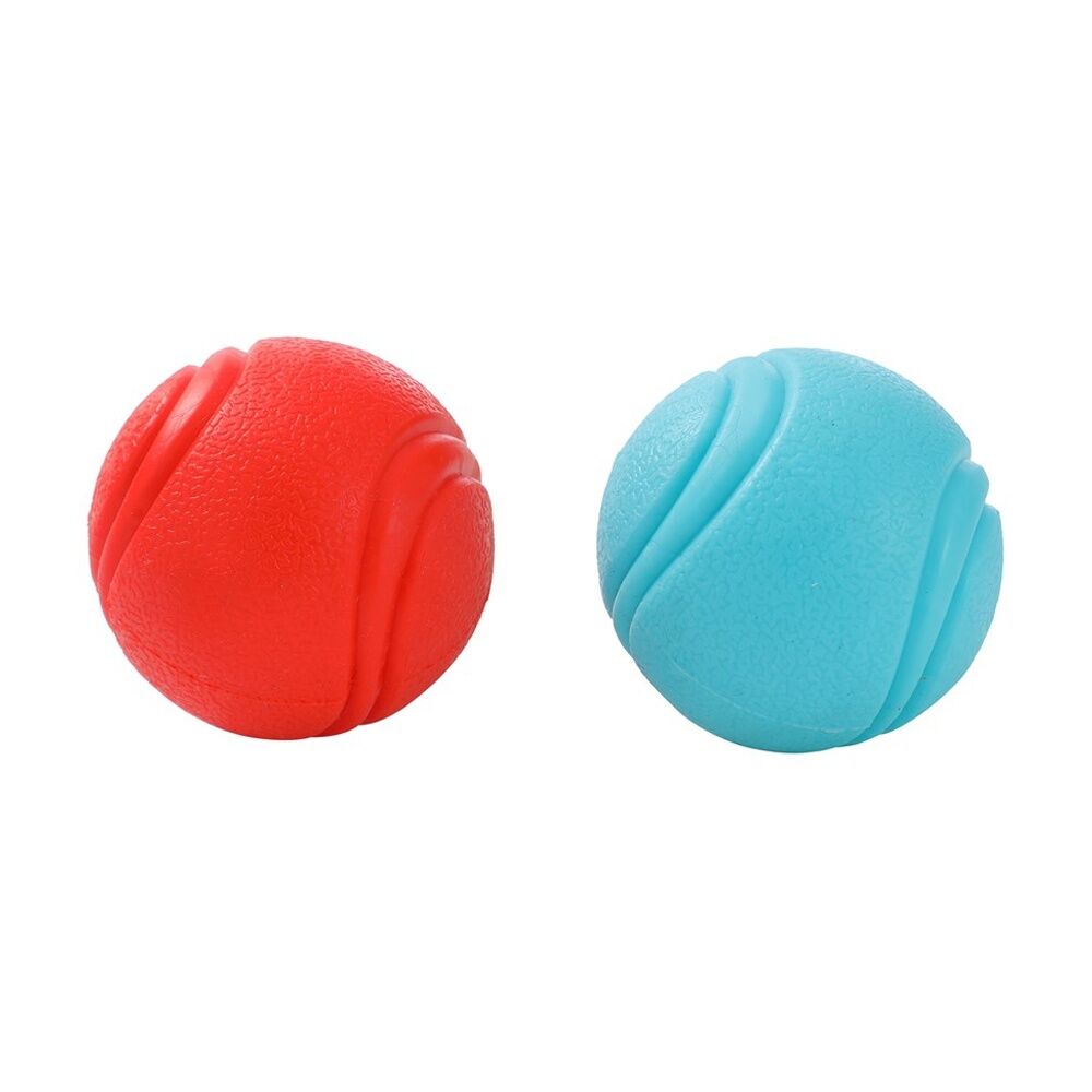Paws and Claws 6x 2pc Solid Rubber Ball Pet Dog Chase Fetch Toy Set — image 9