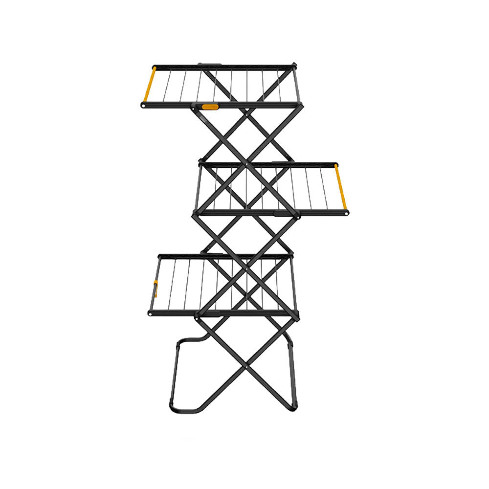 Joseph Joseph Black AirFrame 3-Tier Clothes/Laundry Drying Airer