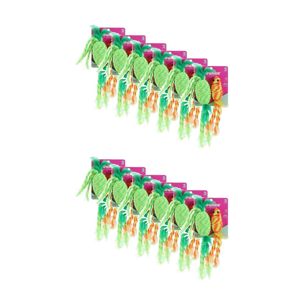 Paws and Claws 2pc Paws And Claws Stretchy Interactive Cat Pounce/Batting Play Toy Set Assorted (12 Pack)