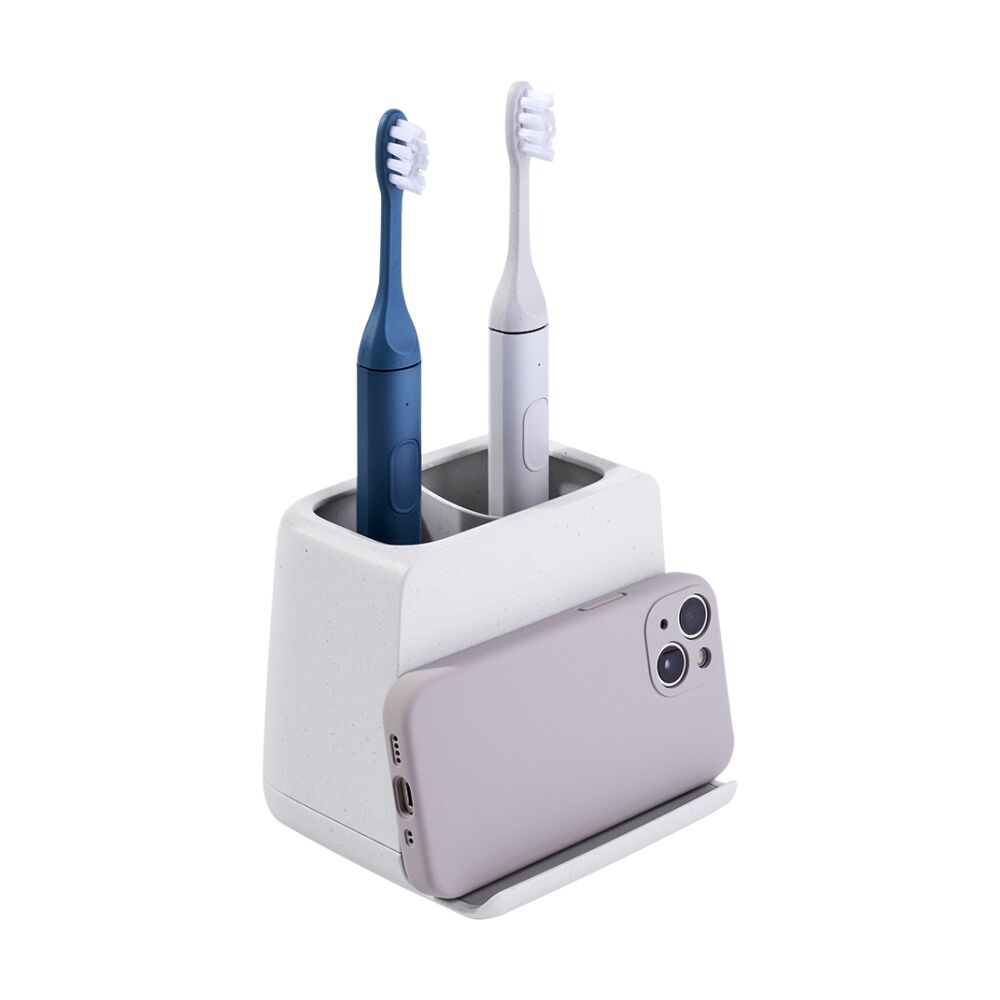 Youcopia The Ledge 2-Slot Antimicrobial Manual & Electric Toothbrush Holder (2 Pack) — image 3