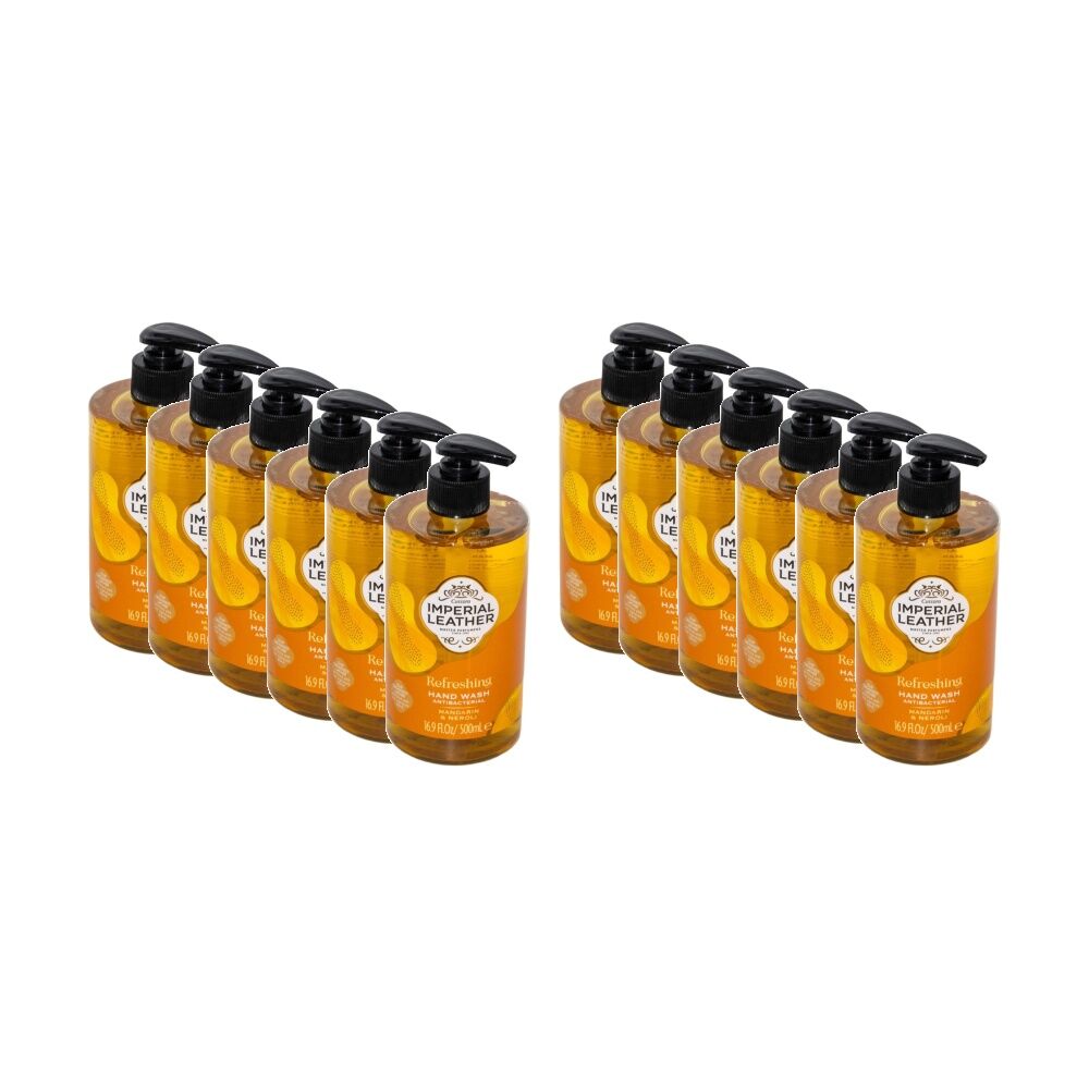 Imperial Leather Refreshing Antibacterial Hand Wash Mandarin & Neroli 500ml (12 Pack)