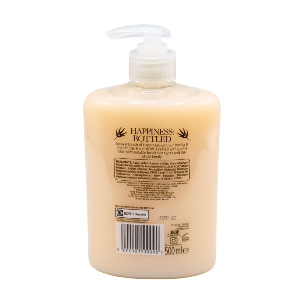 Cussons Creations Vanilla & Shea Butter Antibacterial Hand Wash 500ml Cussons — image 2