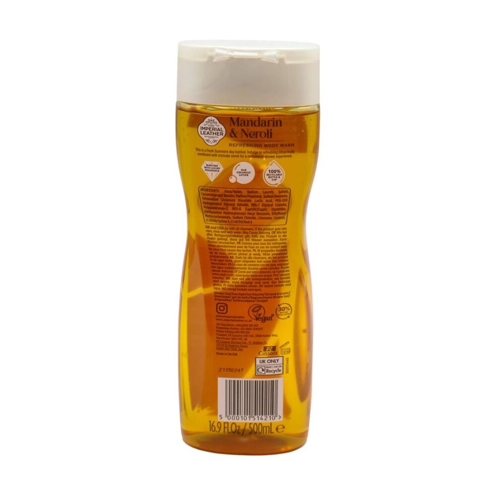 Imperial Leather Refreshing Body Wash Mandarin & Neroli Fragrance 500ml (6 Pack) — image 3