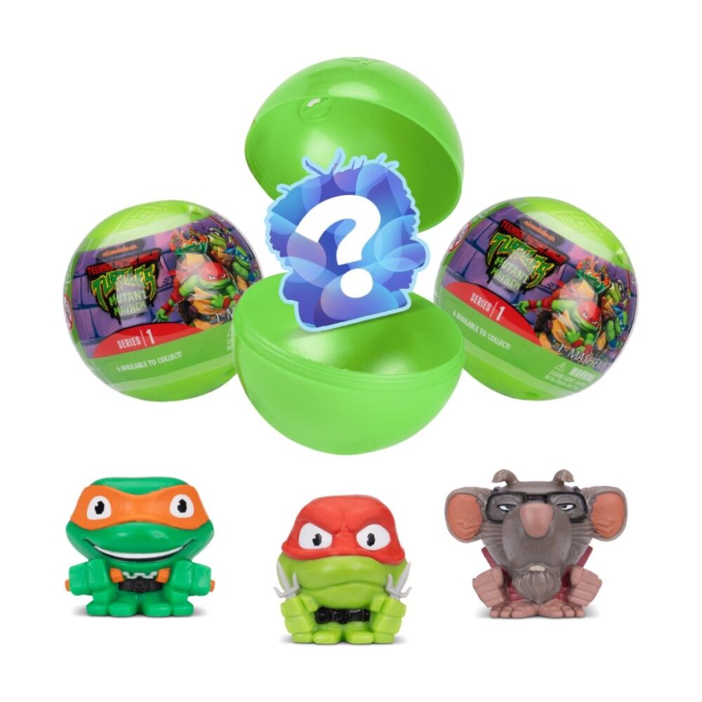 Basic Fun Mash'ems Teenage Mutant Ninja Turtles Squishy Toy Assorted (5 Pack) — image 4
