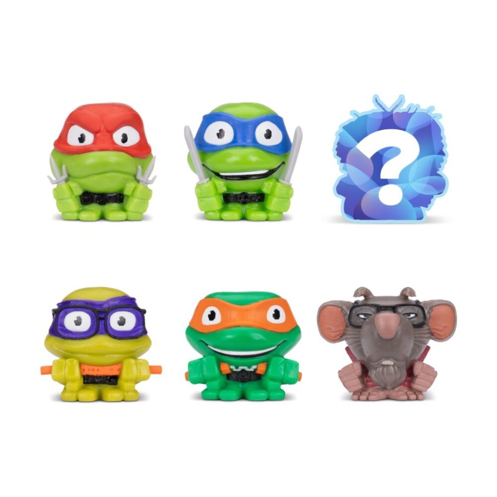 Basic Fun Mash'ems Teenage Mutant Ninja Turtles Squishy Toy Assorted (5 Pack) — image 3